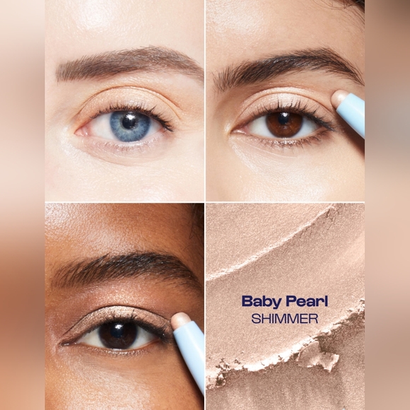 11th Hour Cream Eyeshadow & Liner Stick in Baby Pearl Shimmer - Picture 2 of 5